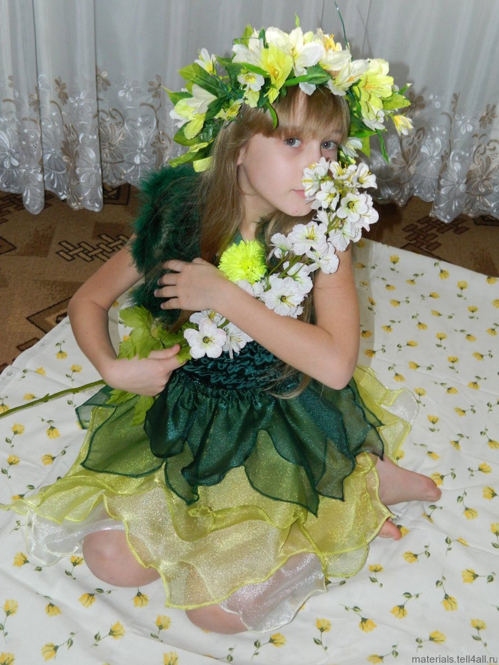 Наряд из подручных материалов