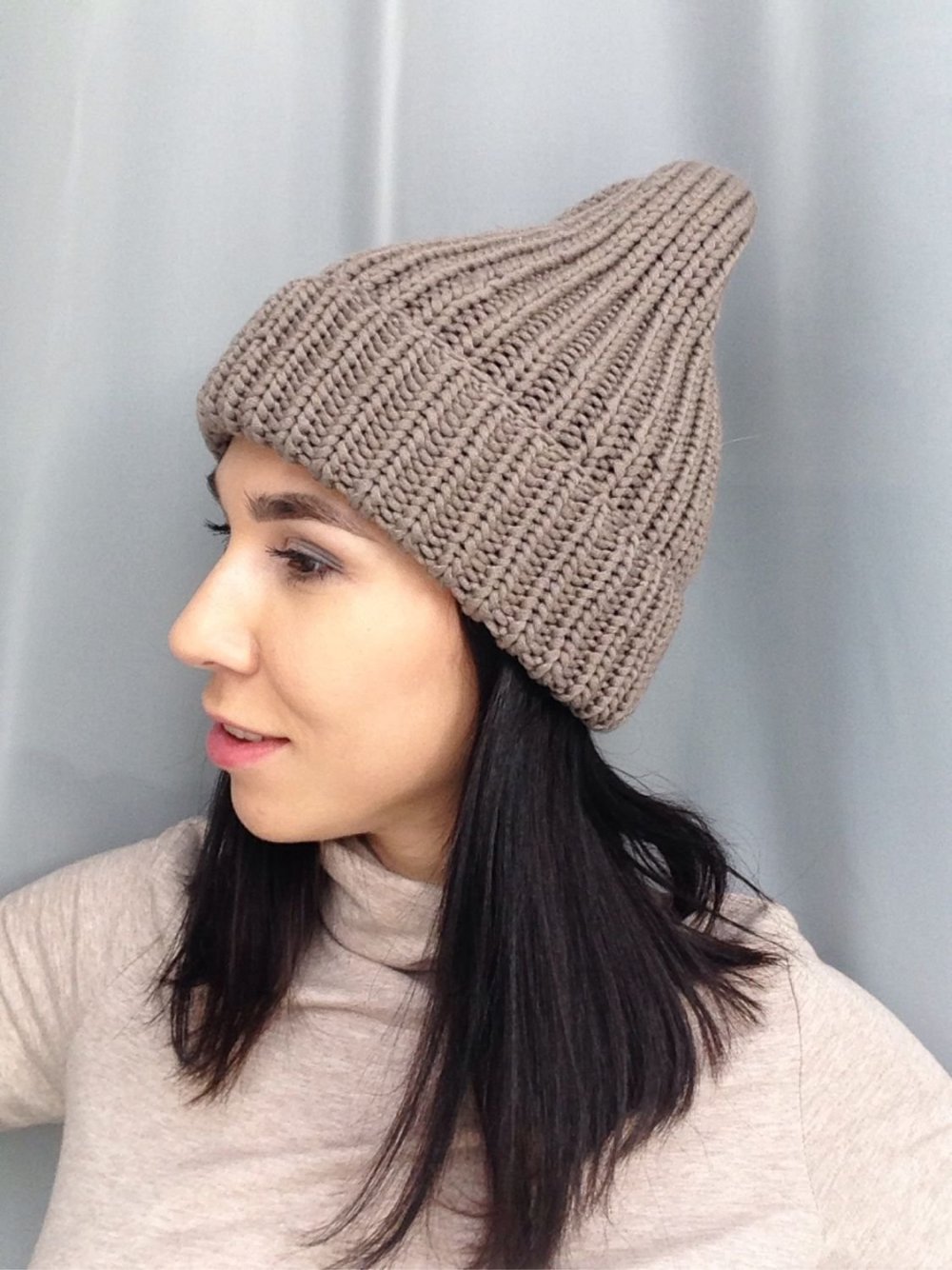 Шапка 2х2 макушка Тыковка