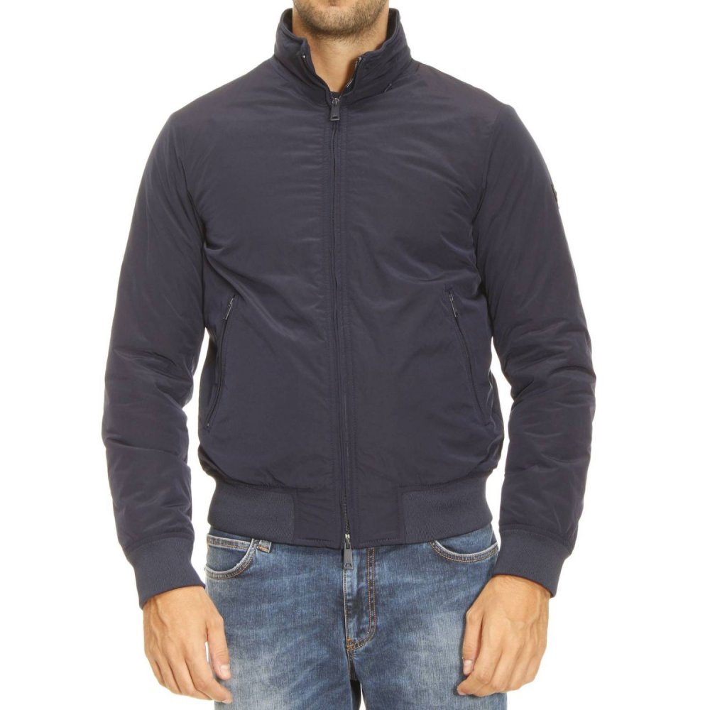 Куртка Армани джинс мужская синяя