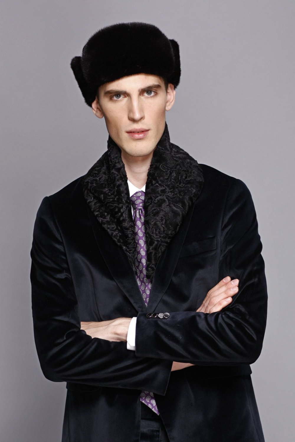 Куртка мужская из каракульчи Паоло Моретти