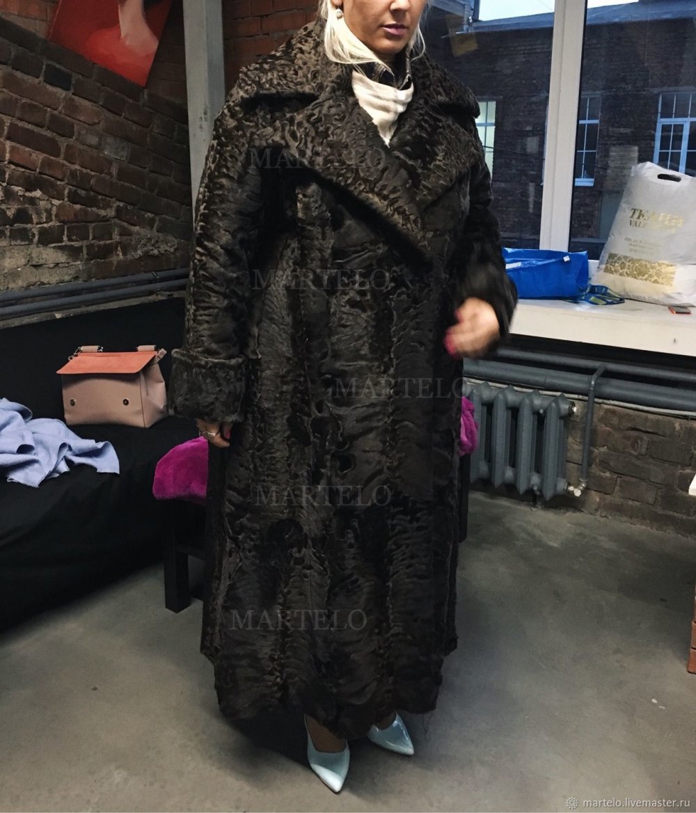 Мужская шуба из каракуля