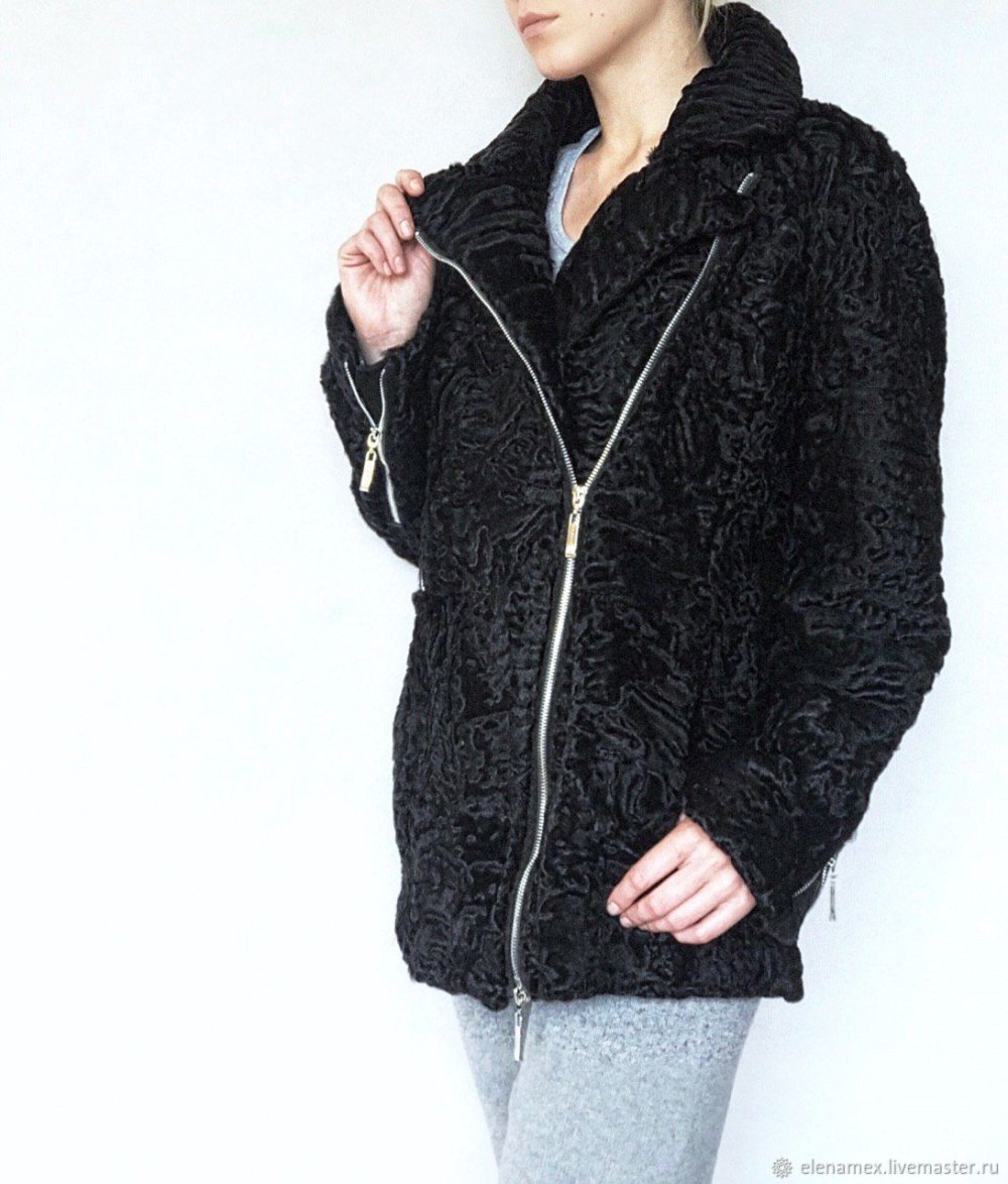 Норка-питон пальто