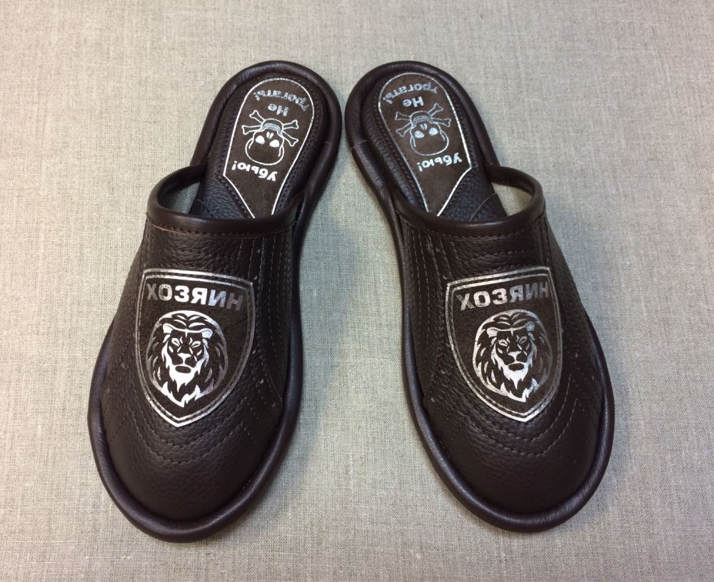 Мужские кожаные тапочки Lloyd