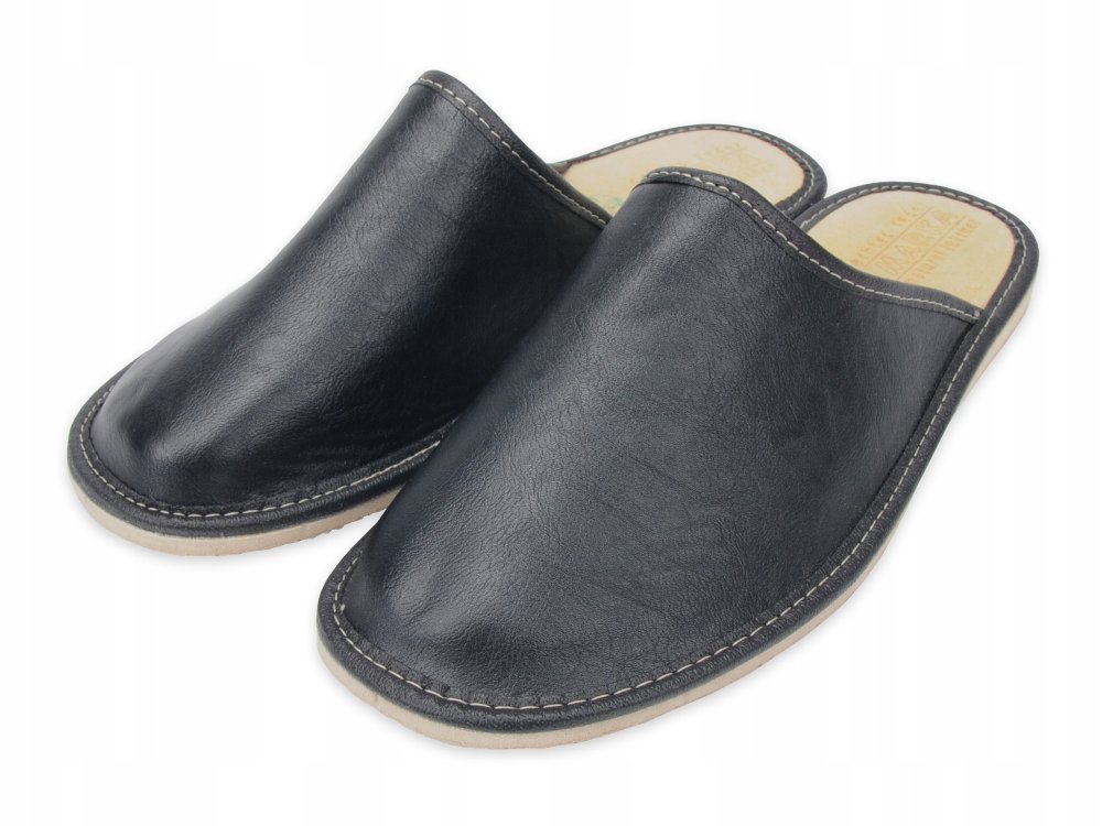 Тапочки домашние мужские кожаные 5528 Nordika's