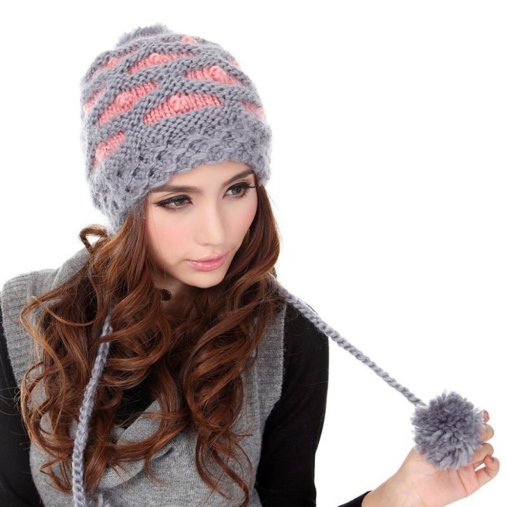 Оригинальные вязаные шапки