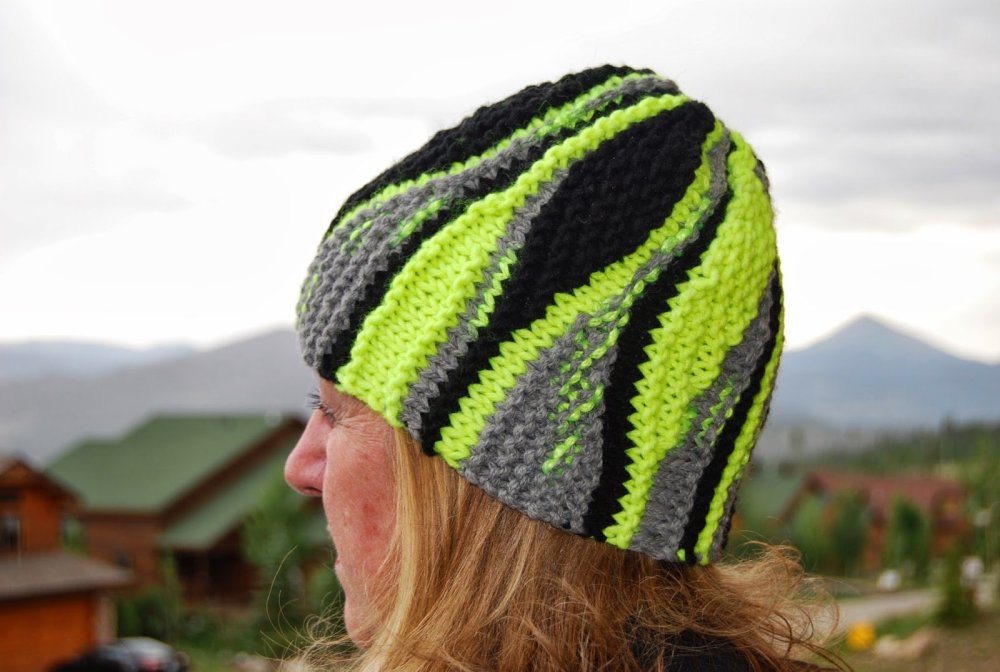 Необычный узор для шапки