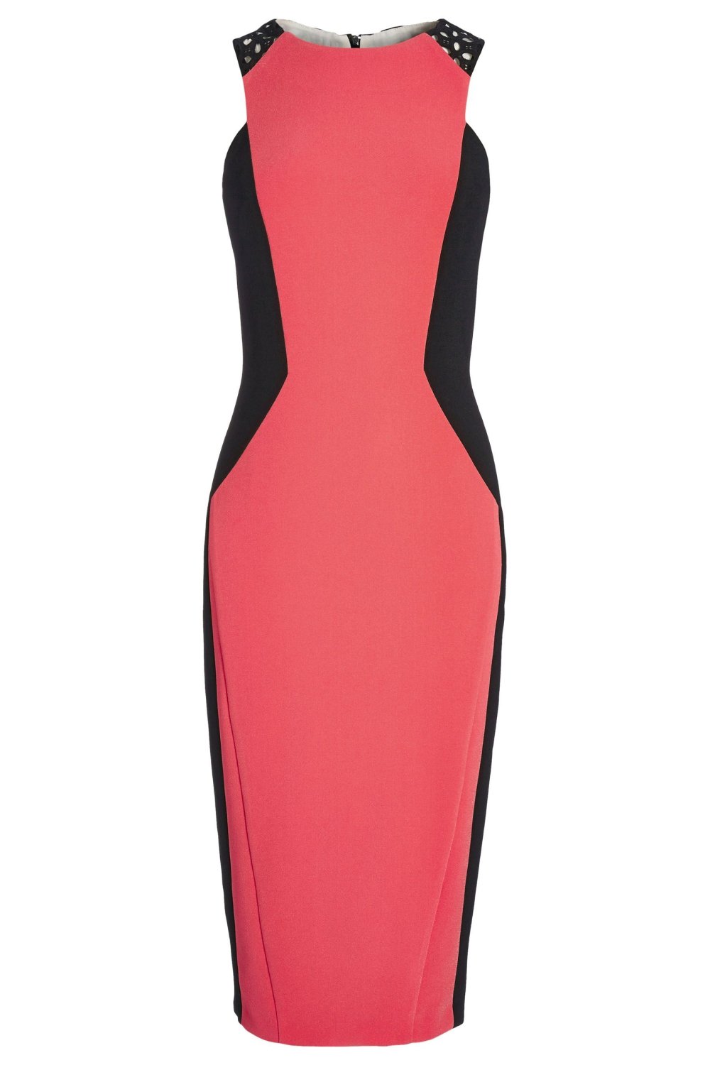 Платье двухцветное комбинированное