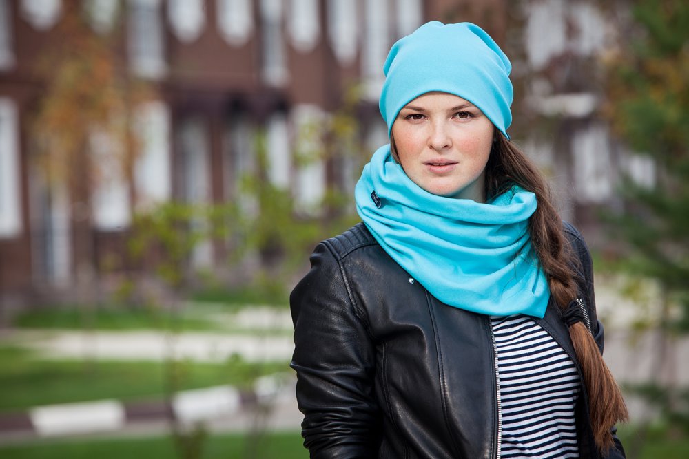 Образ с синим плащом