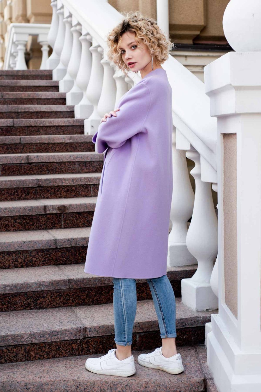 Платье пальто из шерсти