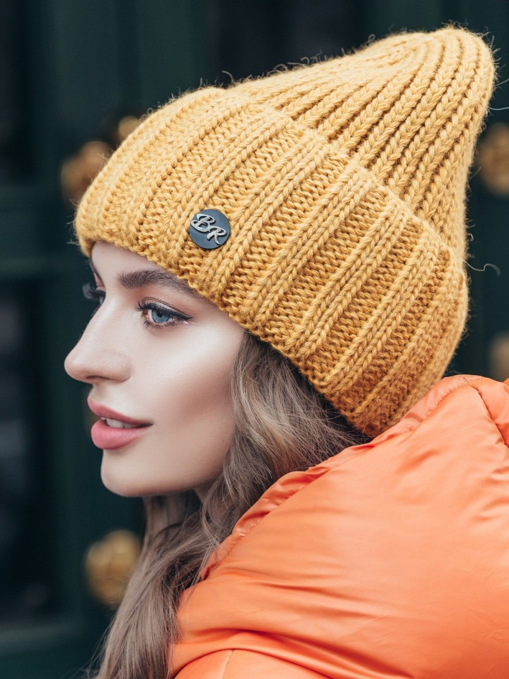 Шапка с отворотом