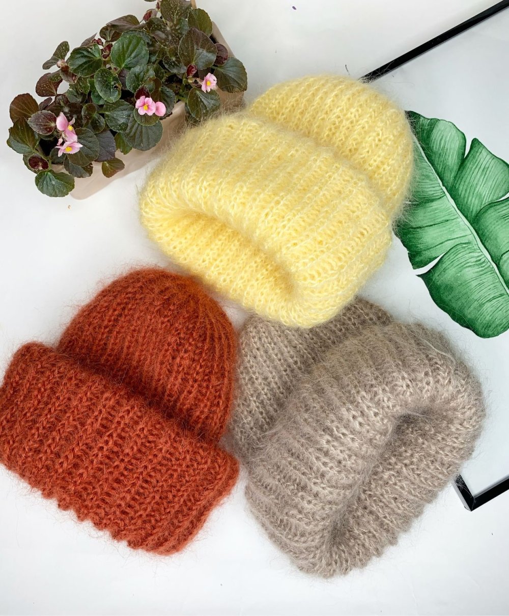 Шапка такори мохер