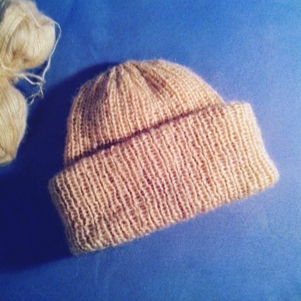 Высота шапки с отворотом