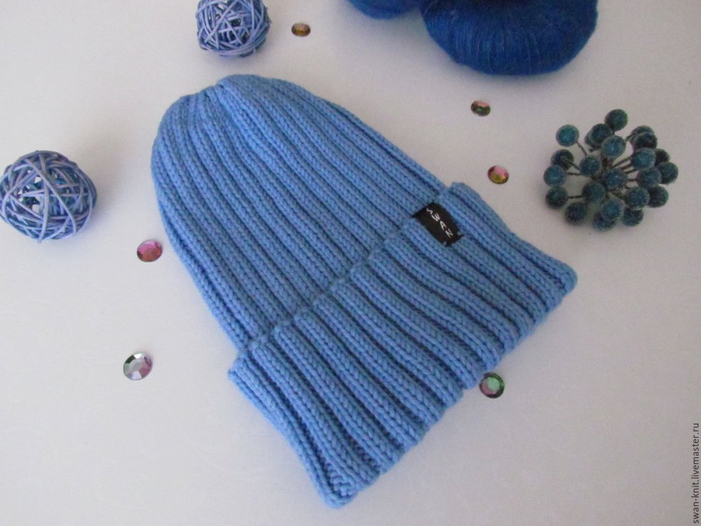 Шапка Тыковка с отворотом детская