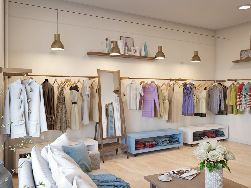 Интерьер магазина белья
