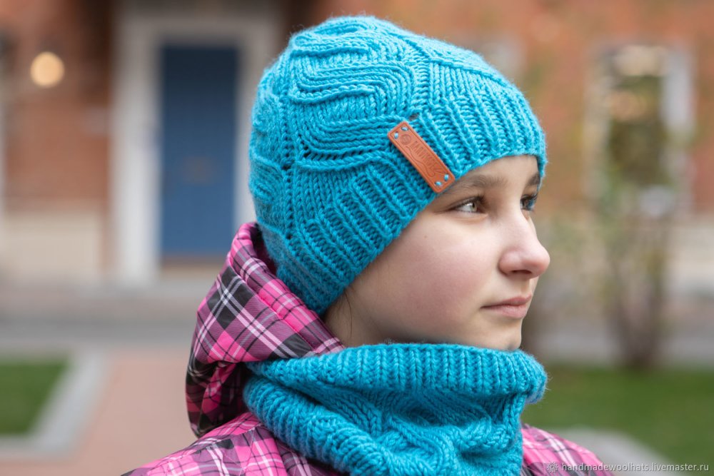 Классическая беретка спицами