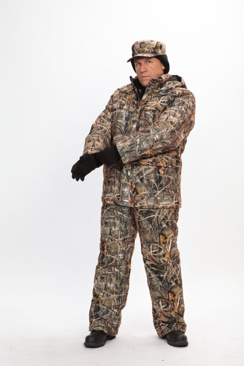 Костюм мужской "Nordwig Буран" зимний КМФ Т.алова мембрана "Сосновый Бор"