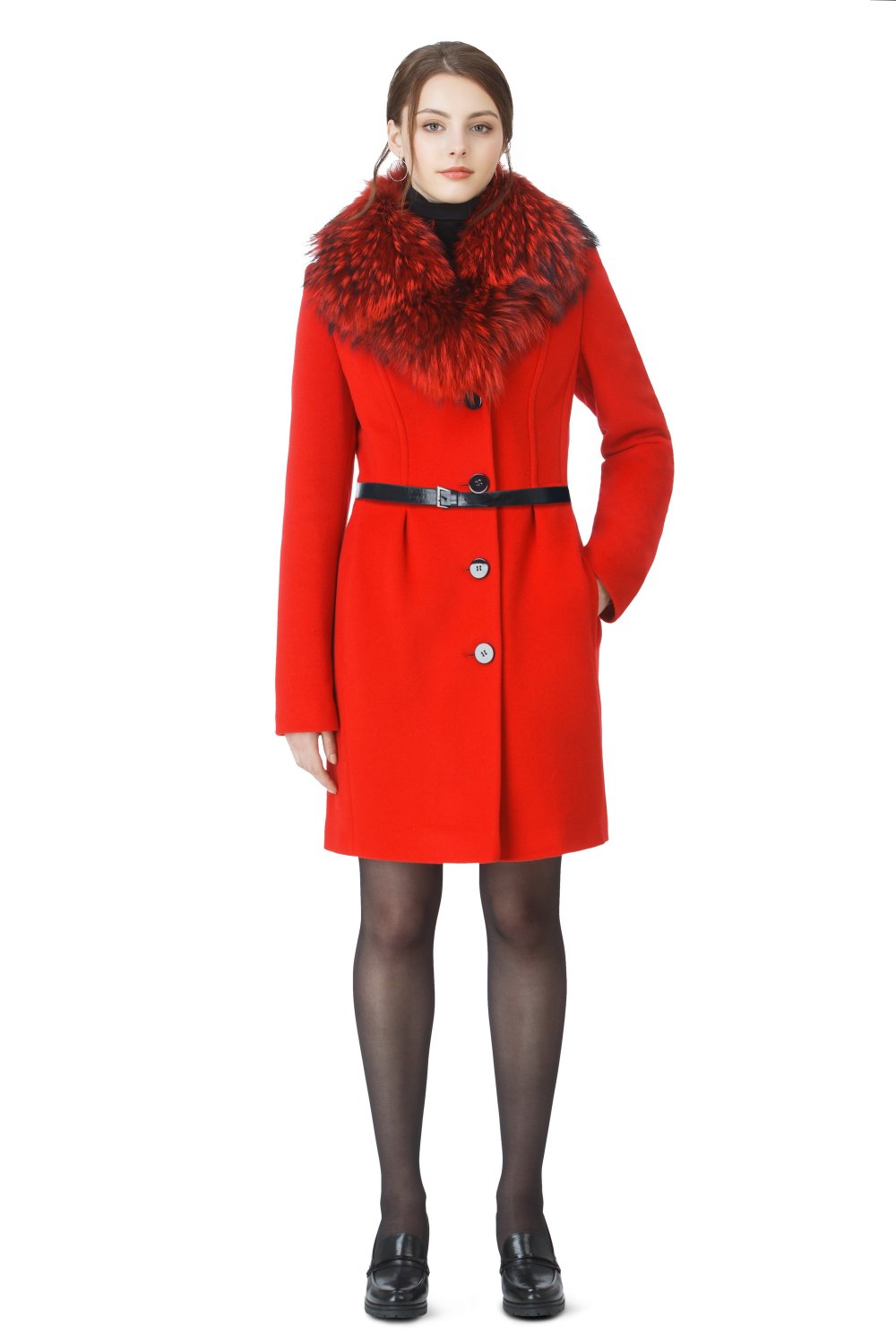 Пальто т-6033 Элема бордо