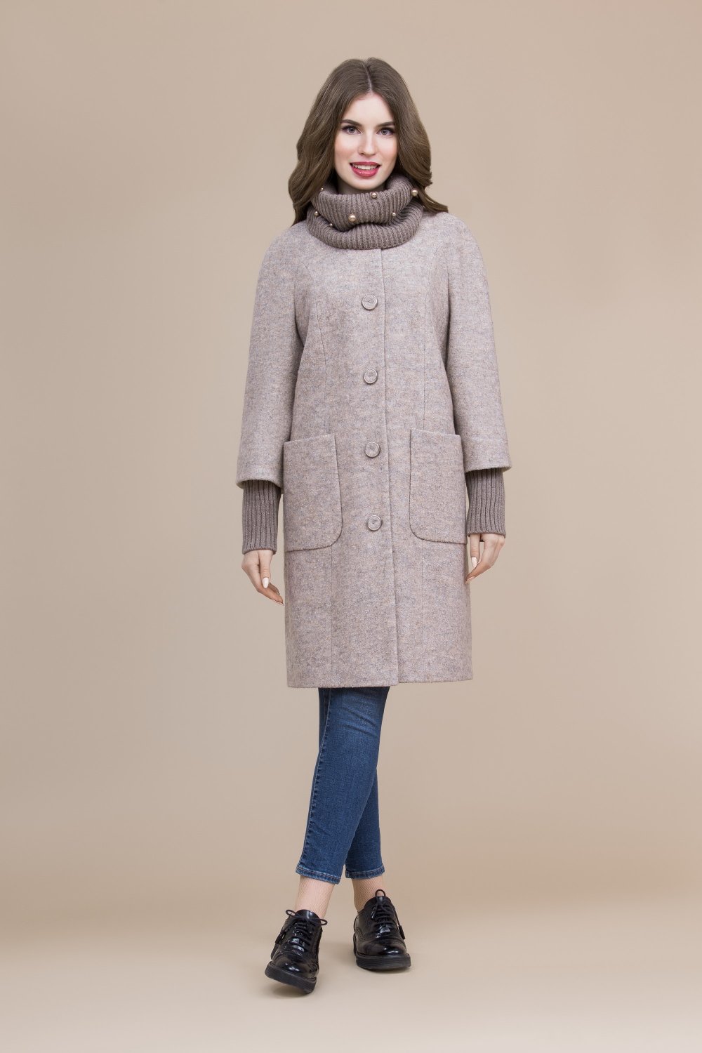 Элема пальто демисезонное