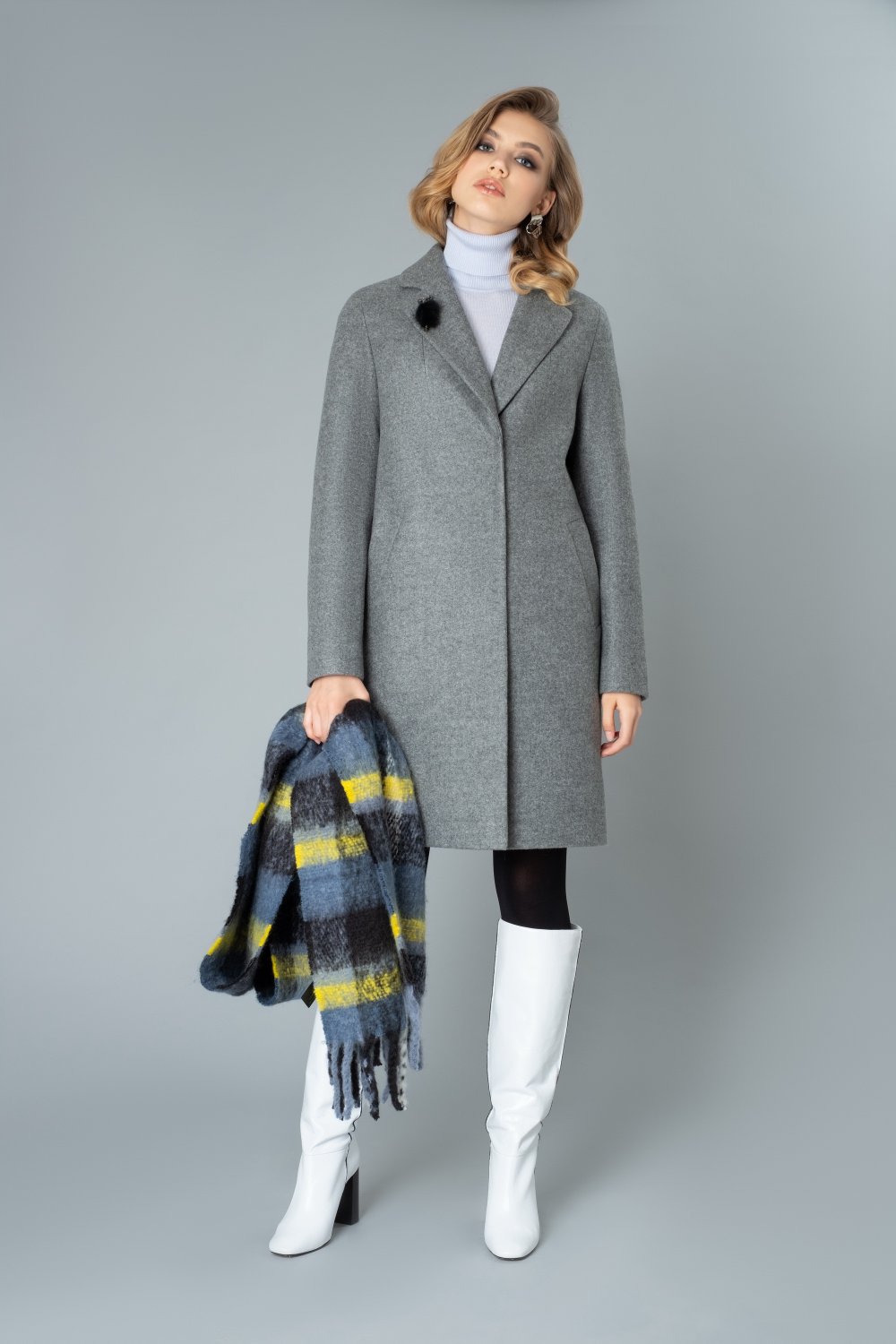 Пальто женское облегченное Элема