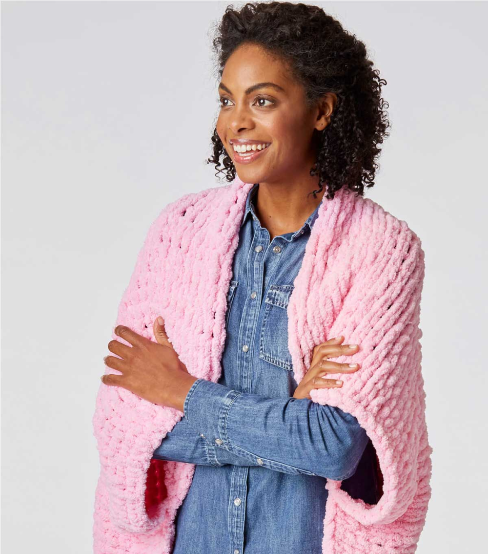 Свитер крупной вязки