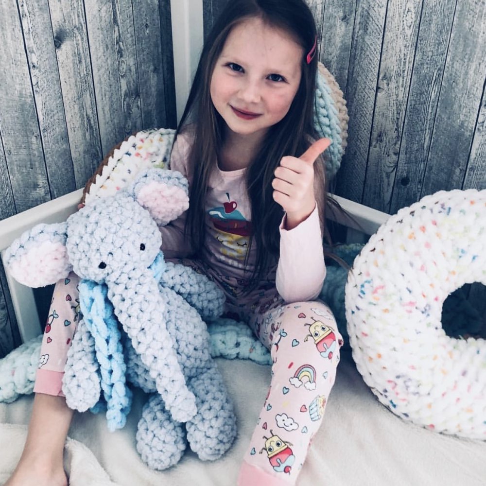 Кофта из крупной вязки