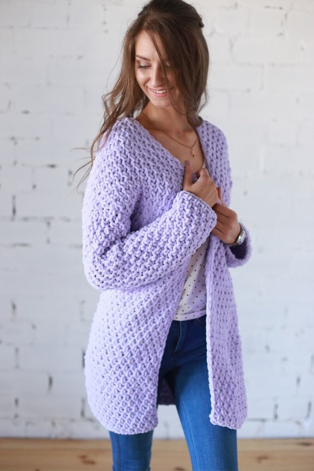 Кофта из пуффи