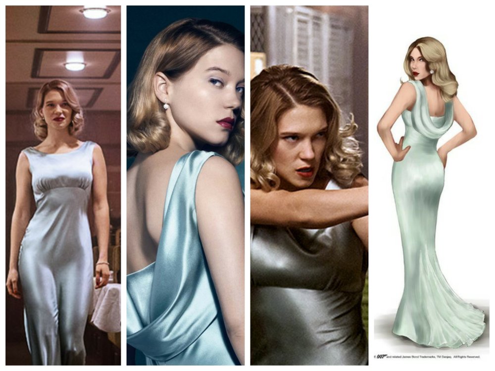 Платье девушки Джеймса Бонда