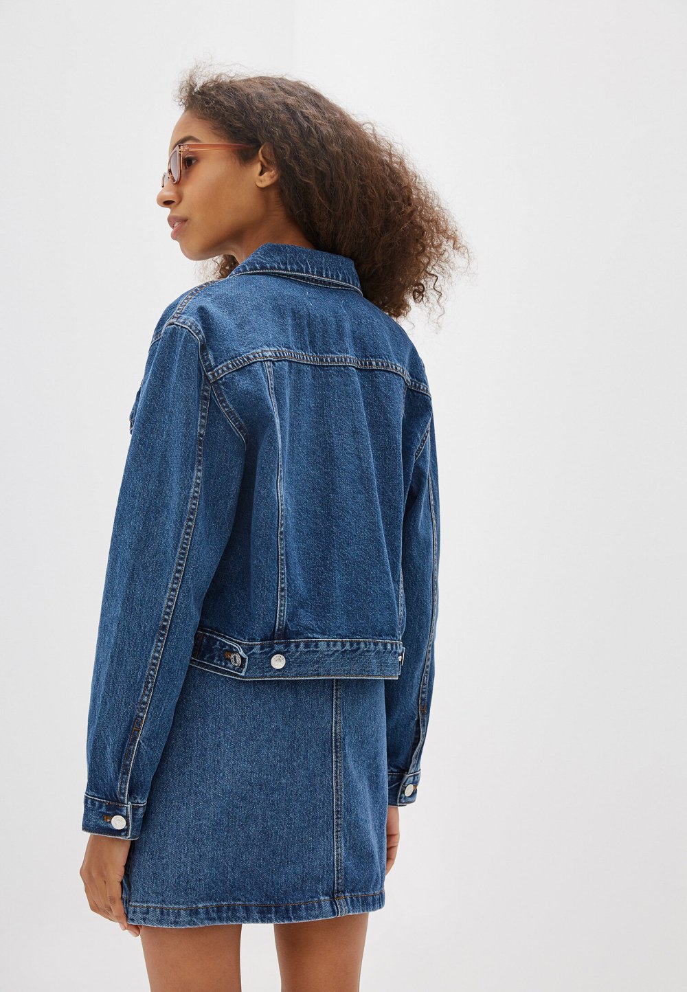 Манго джинсовка деним