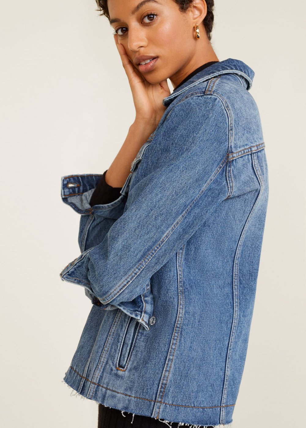 Mango man джинсоаая куртка