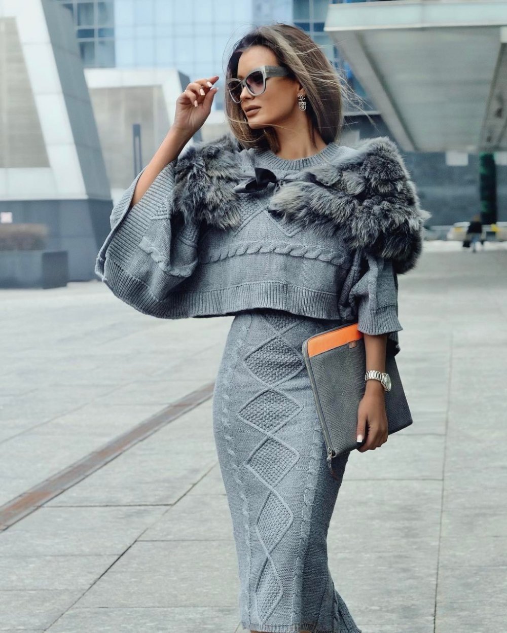 Платье лапша с люрексом Love Republic