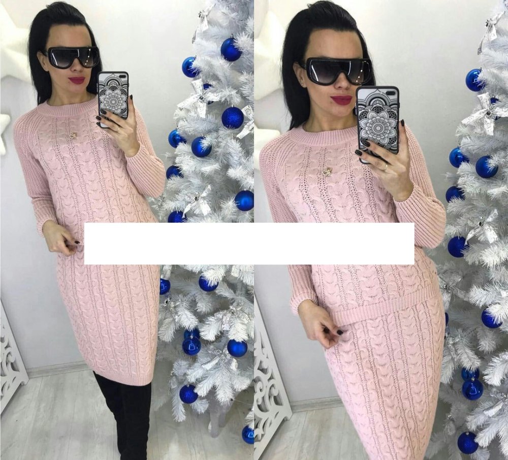 Олеся Масютина костюм вязаный