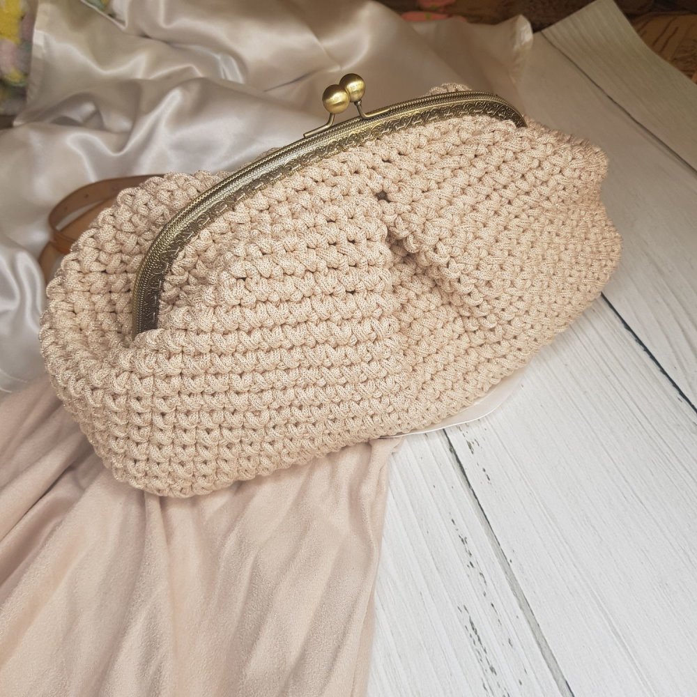 Сумка из полиэфирного шнура крючком