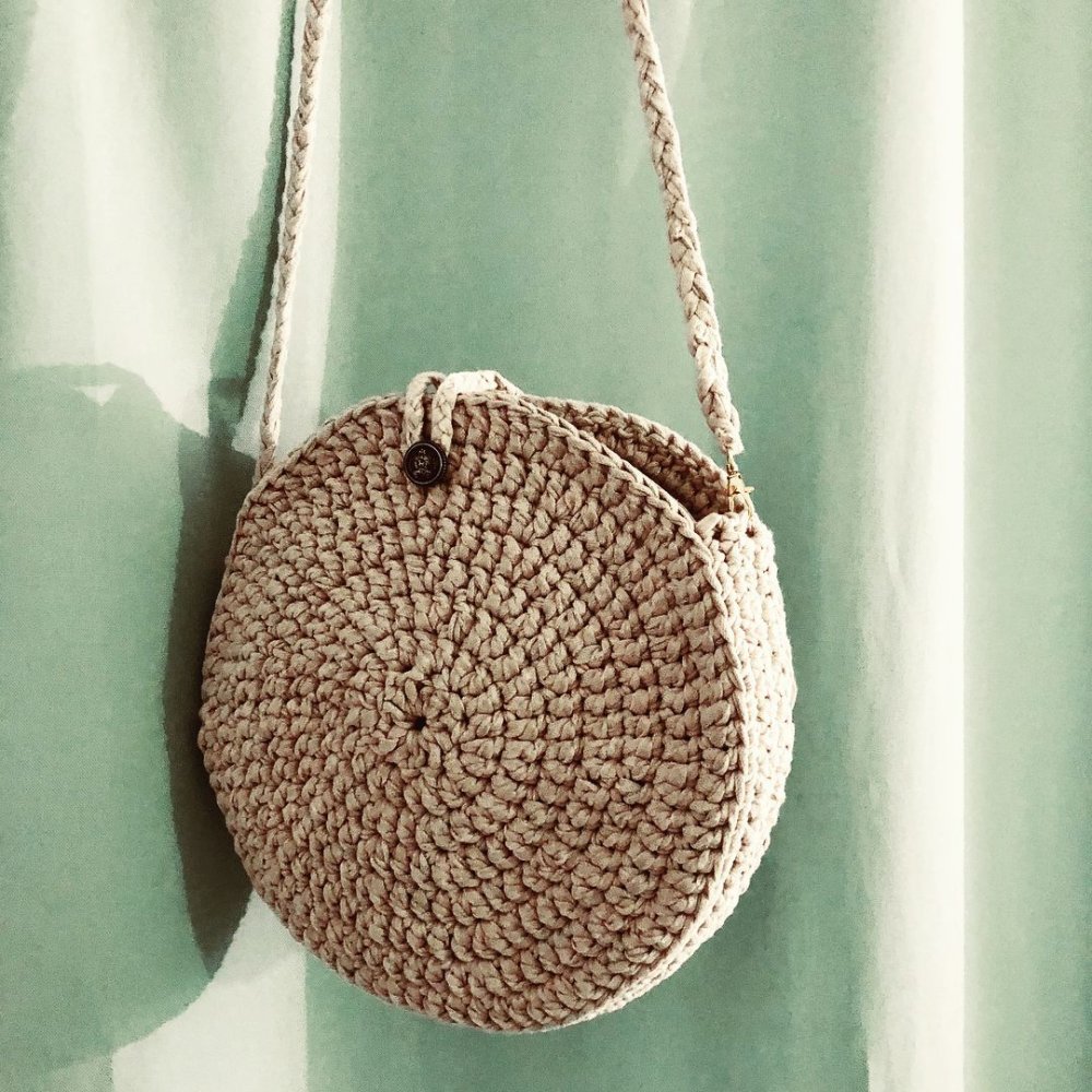 Сумка печенька крючком