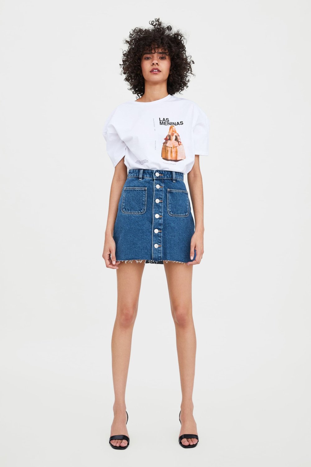 Джинсовая юбка Zara 3643/090