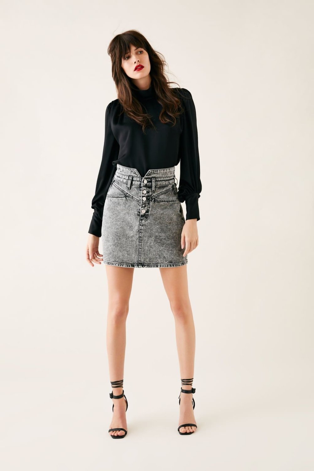 Джинсовая юбка Zara 2020