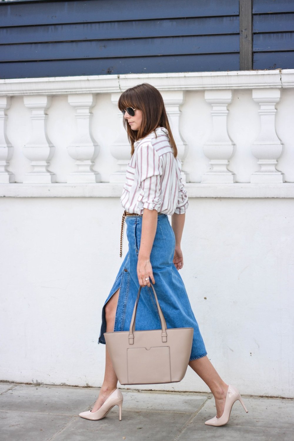 Юбка Zara джинсовая длинная