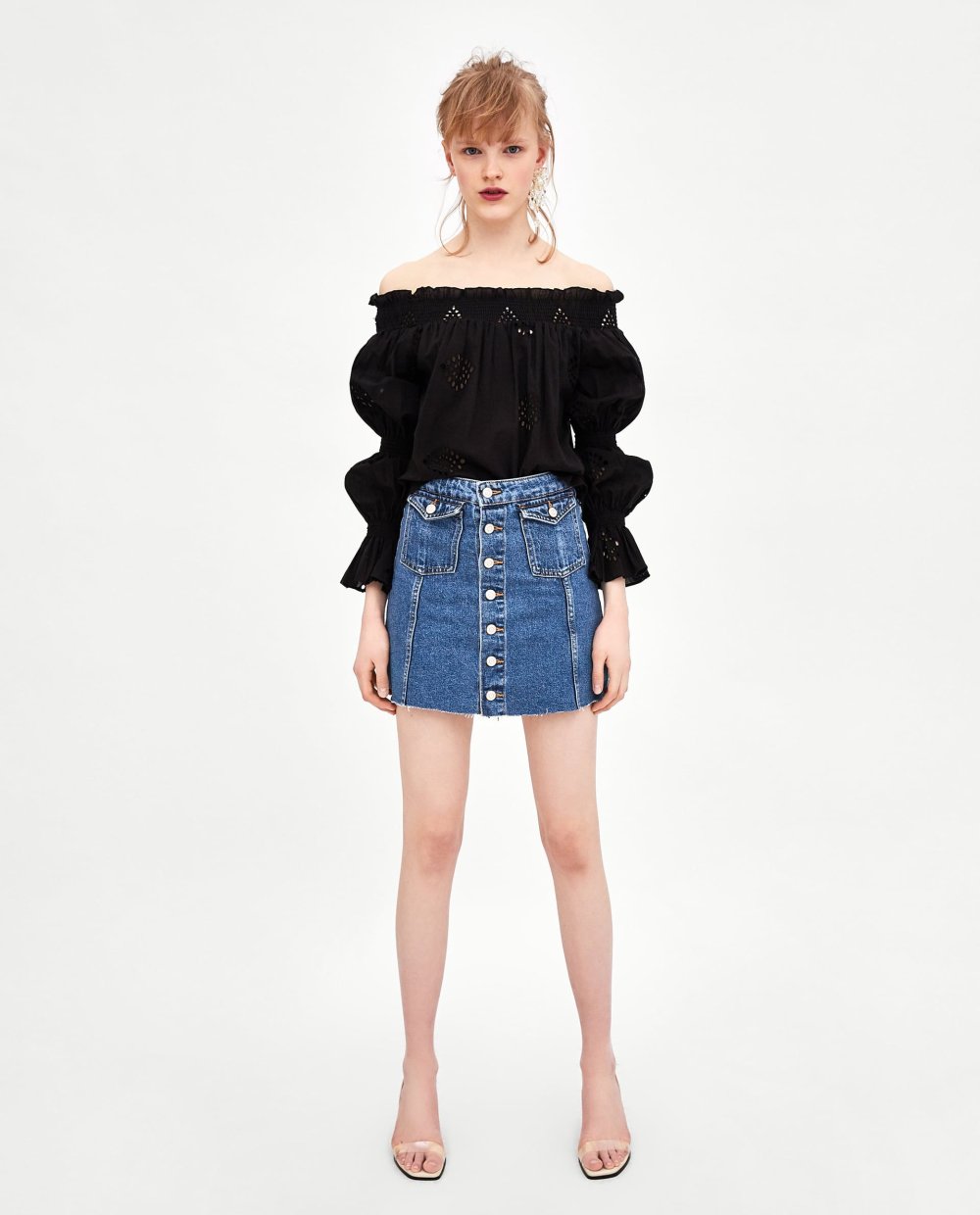 Джинсовая юбка Zara