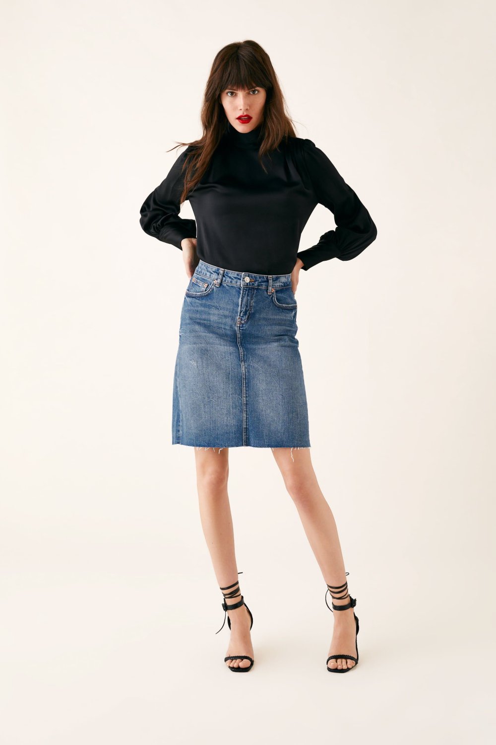 Джинсовая юбка Zara 8197207807