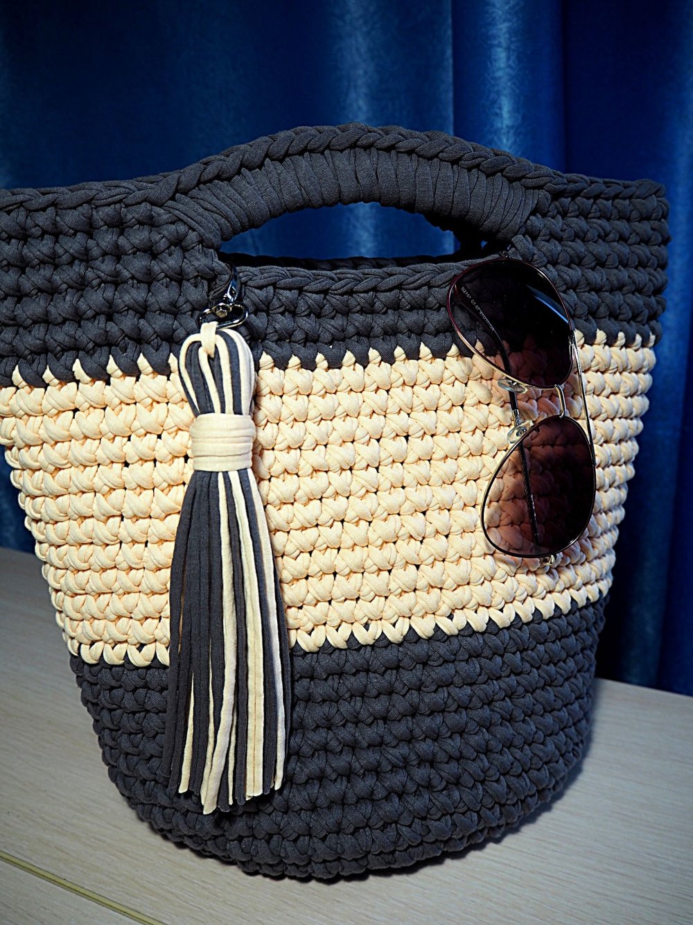 Сумка Пригма вязаная