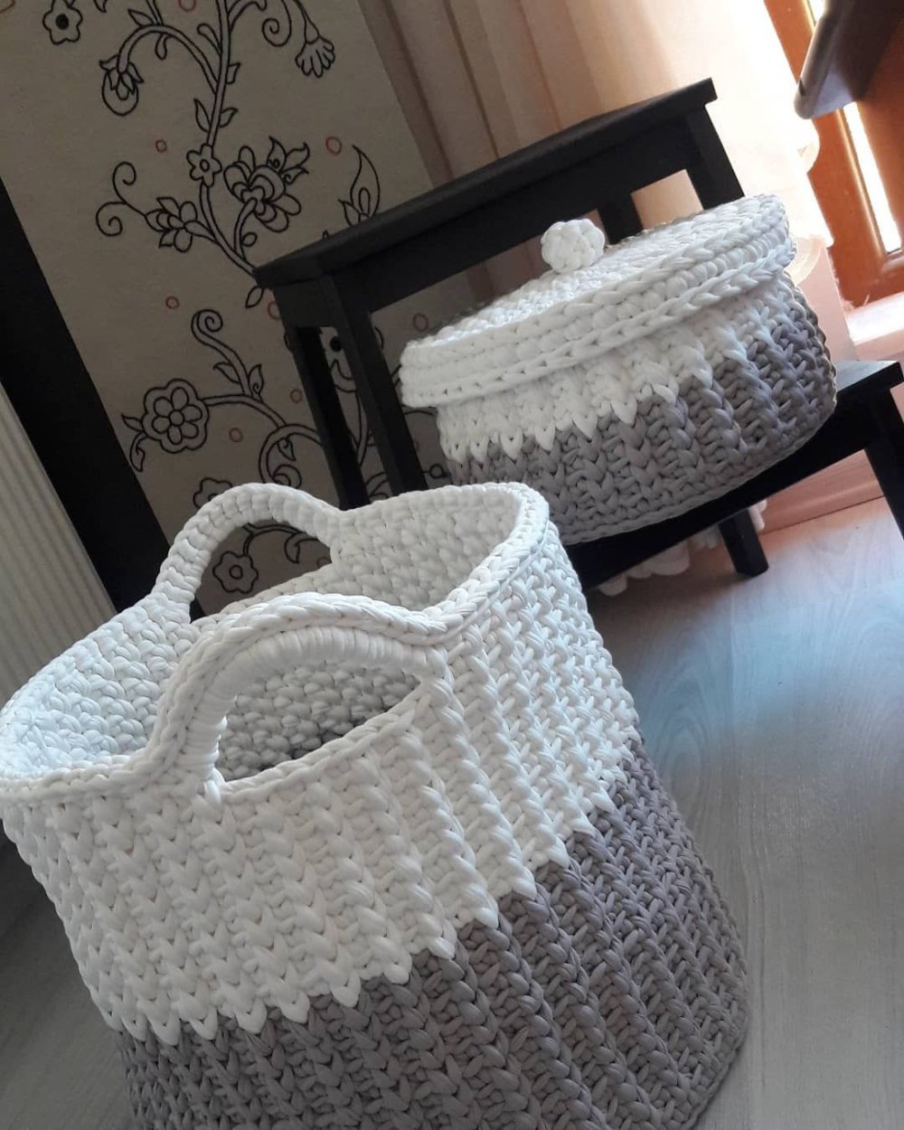 Корзины и сумки из шнура