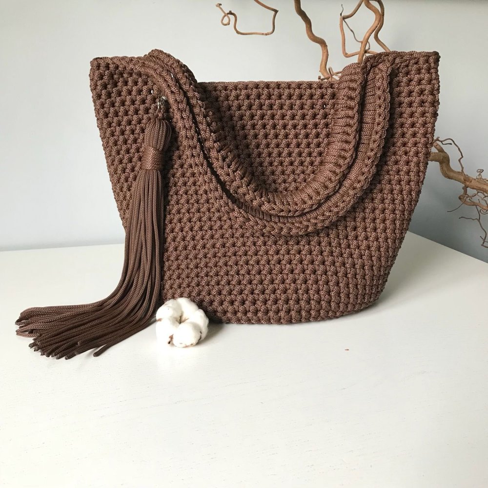 Сумка вязаная