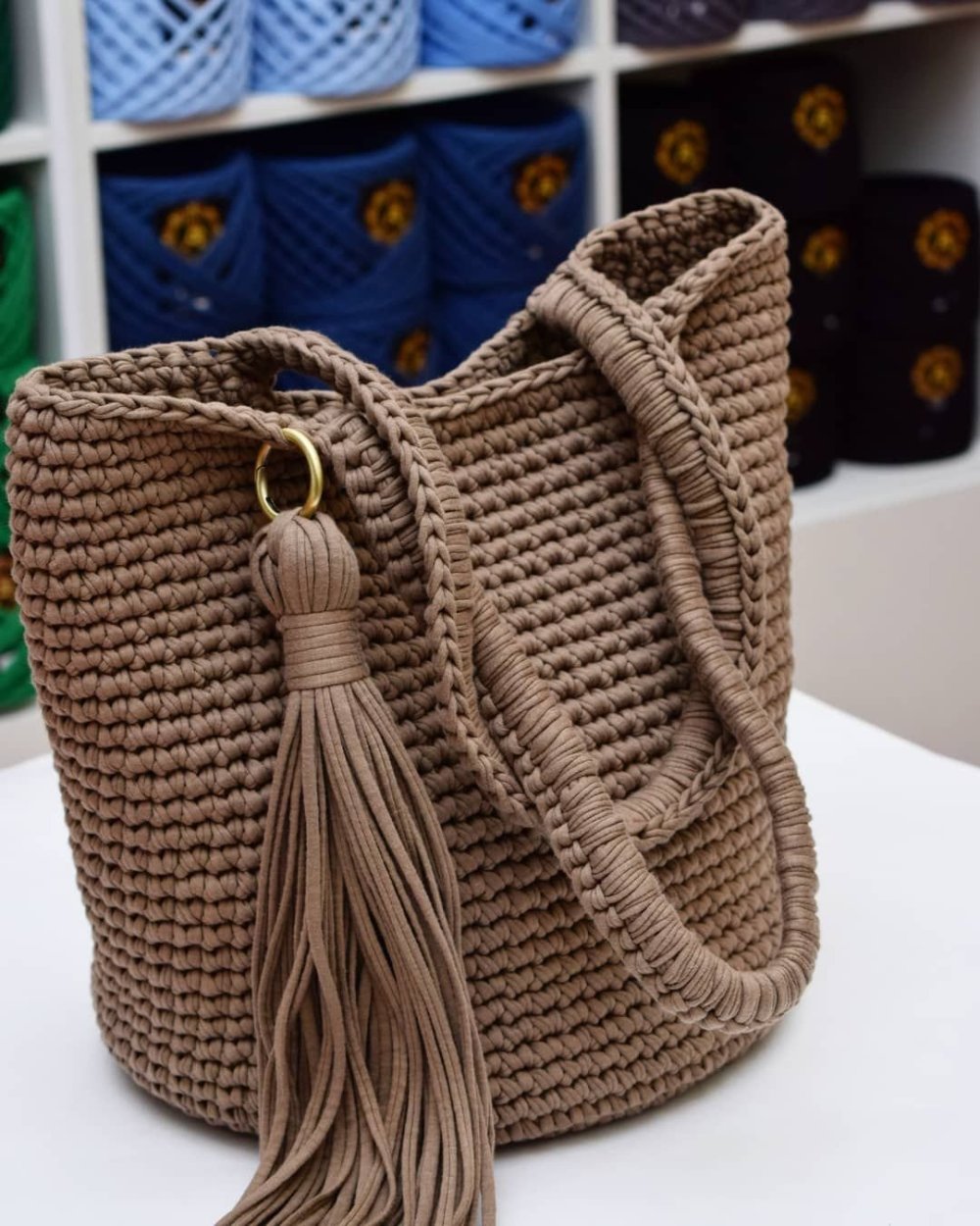 Сумка из шнура