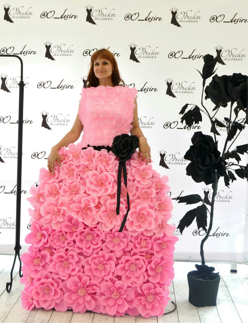 Платье из нетрадиционных материалов