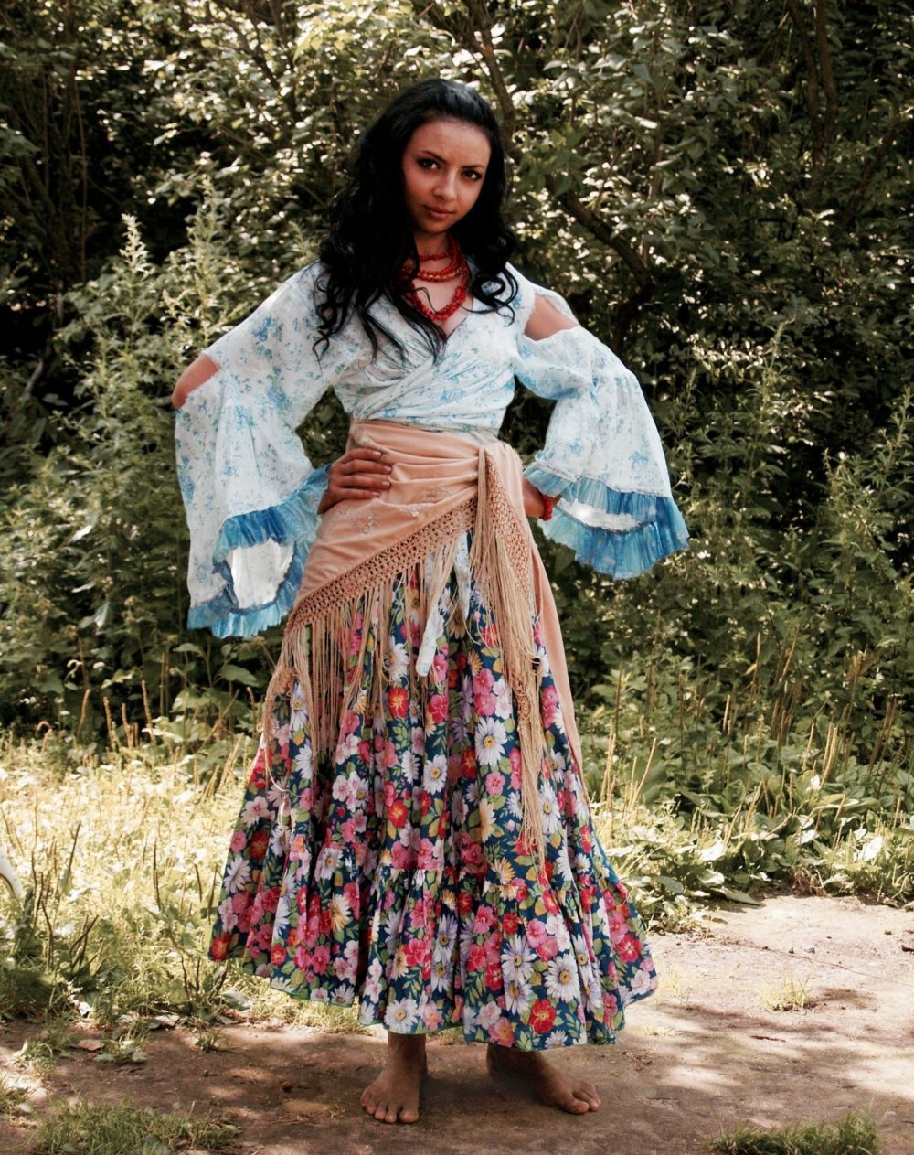 Июнь юбка цыганская Надежда Беляева