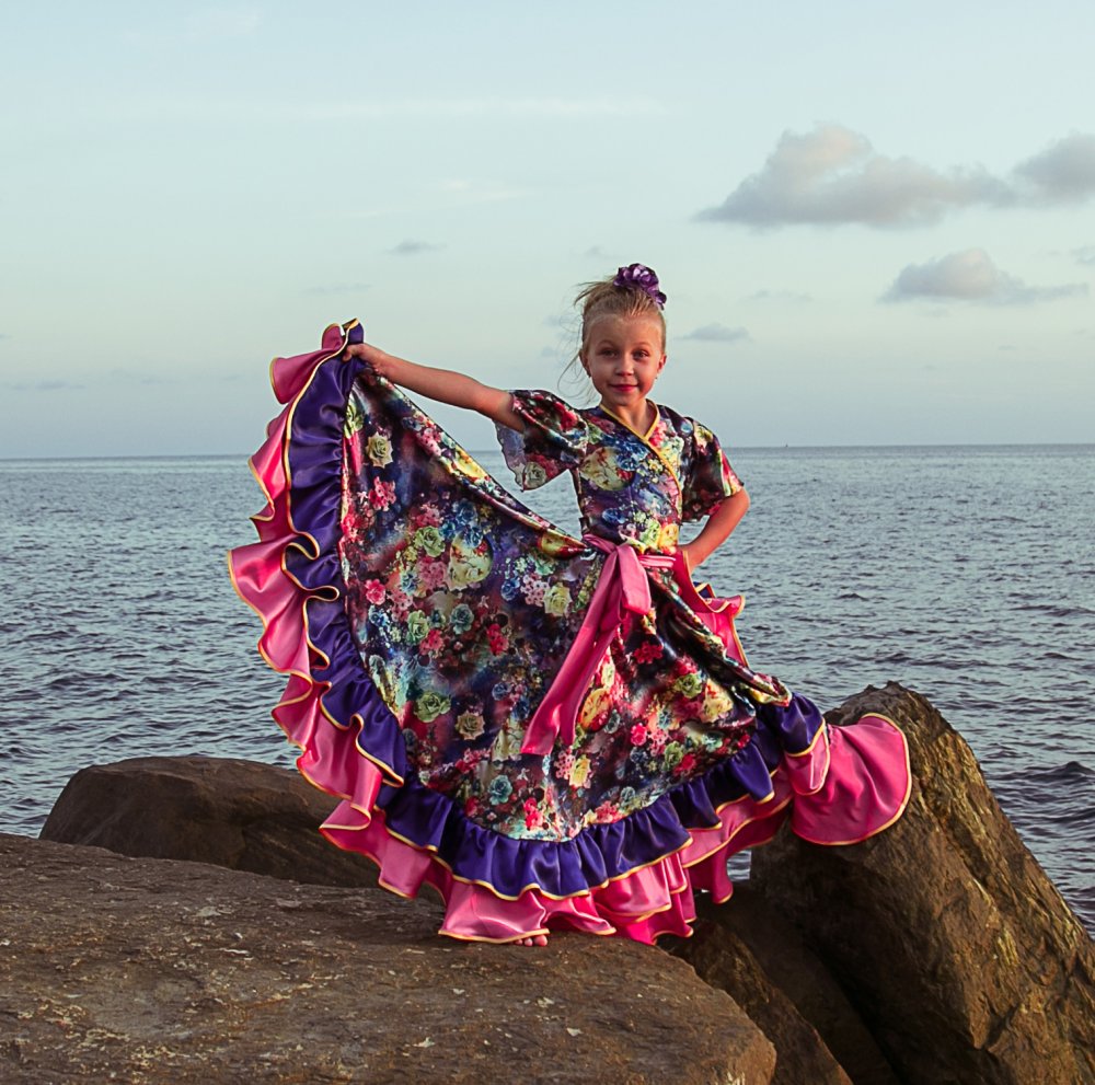 Цыганская юбка параметры Размеры