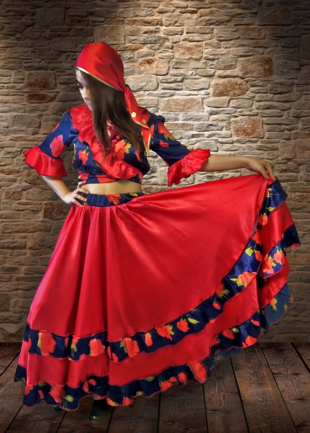 Взрослый костюм цыганки