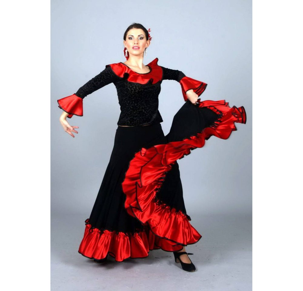 Костюм испанки фламенко