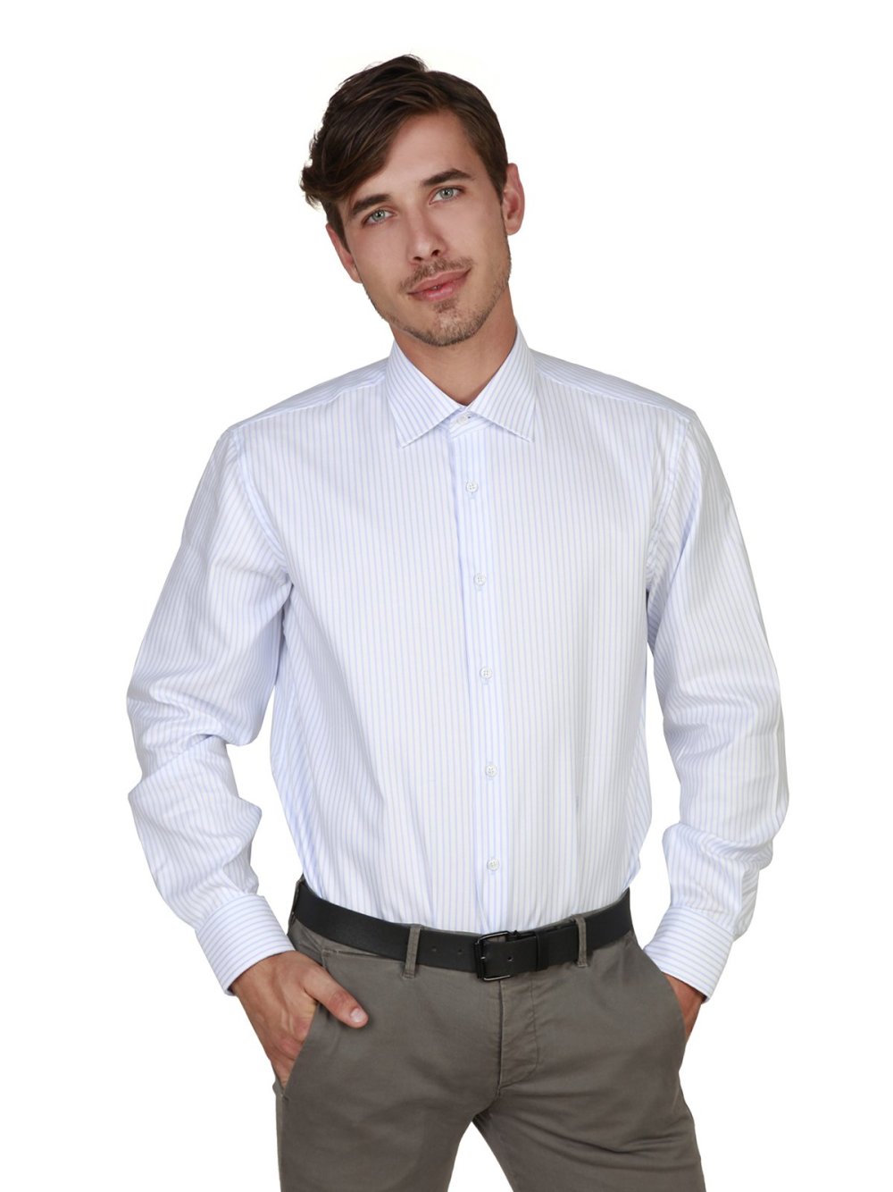 Белая рубашка с галстуком