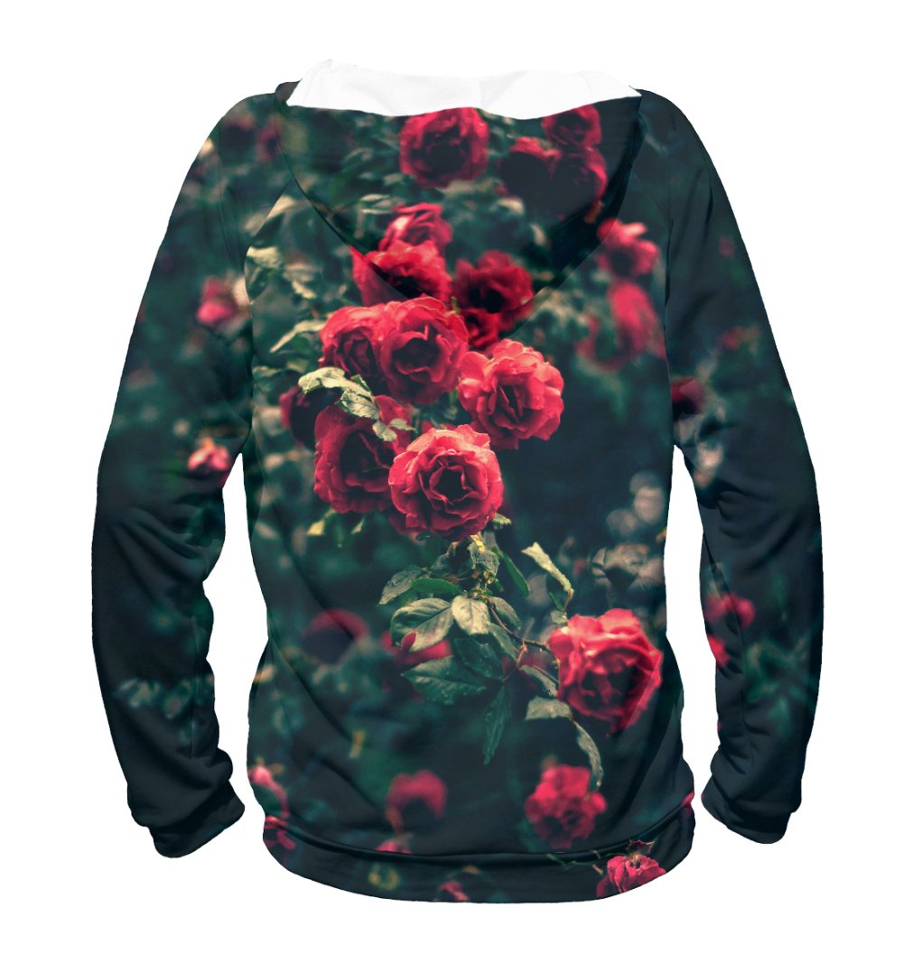 Худи с розой h m