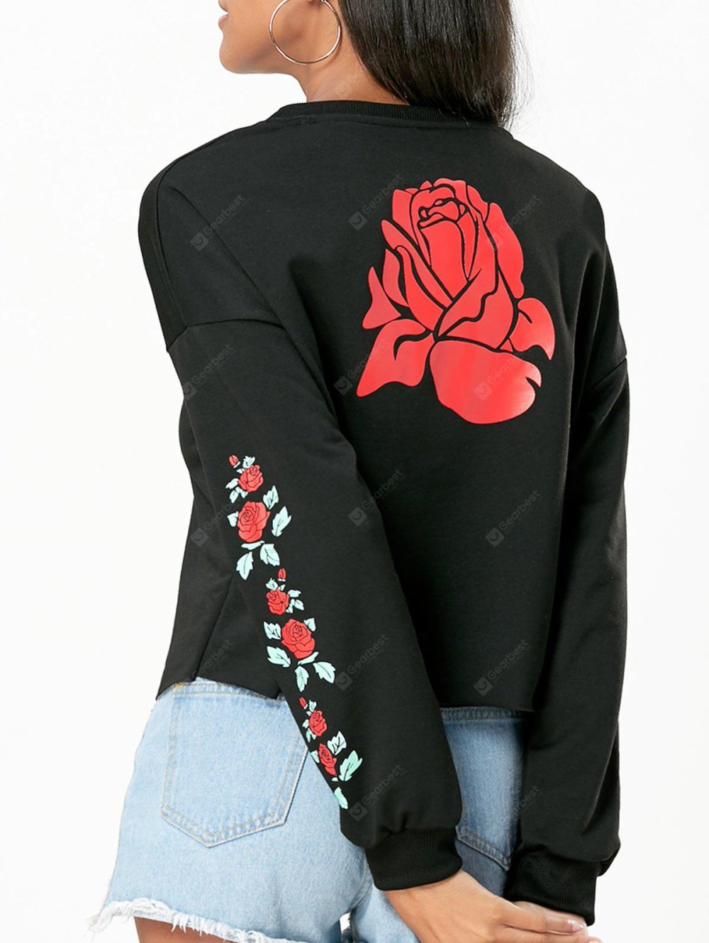 Кофта с розами